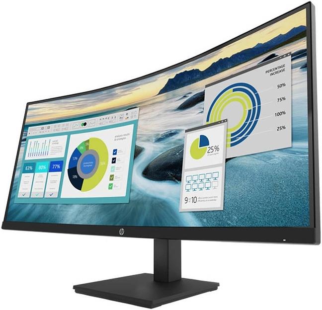 Монитор HP 34" P34hc G4 черный VA 21:9 HDMI матовая HAS 250cd 178гр/178гр 3440x1440 DP 2K USB 10.51кг фото 2
