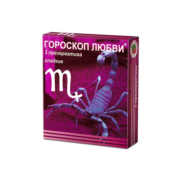 Презервативы Гороскоп любви® №3 «Скорпион», 3 шт, опт фото 1