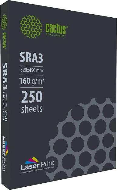 Бумага Cactus CS-LPSRA3160250 SRA3/160г/м2/250л./белый для лазерной печати фото 1