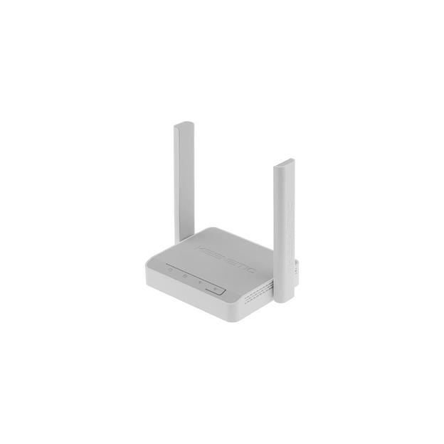 Wi-Fi роутер KEENETIC Launcher, Wi-Fi 4, N300, 2.4ГГц, 2 LAN, 1xUSB, серый [kn-1221] фото 1