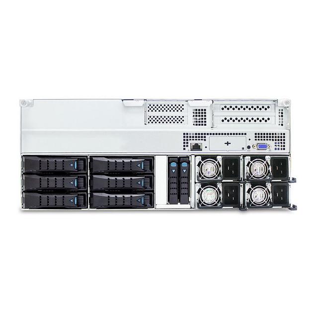"CB401-AG_XP1-C401AGXX 4U,6x3,5/2,5" SATA/SAS+ 2x2,5" 15mm SATA/SAS,Auriga (1xSP3 (Epyc 7002 up to 200W),8xDIMM DDR4, 2xPCIe x16 HHHL Gen.4, 1xOCP mezz.x16 Gen.4,2xM.2 (22110),IPMI AST2500),10xPCIe3.0x16 or 20xPCIex8, 4 x2000W (2+2) фото 3