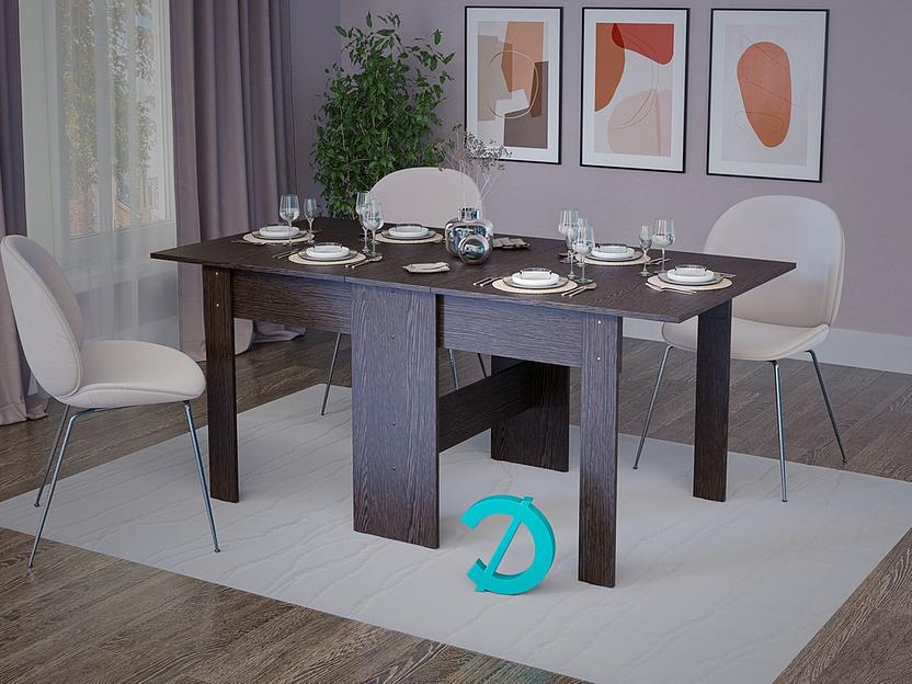 Стол книжка раскладной Досто «Норман» 160×80×75h см (312×80×75h см), опт фото 1