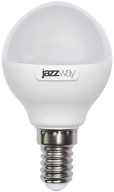 Лампа светодиодная Jazzway PLED-SP 9Вт цок.:E14 шар 220B 3000K св.свеч.бел.теп. G45 (упак.:10шт) (2859570A) фото 1