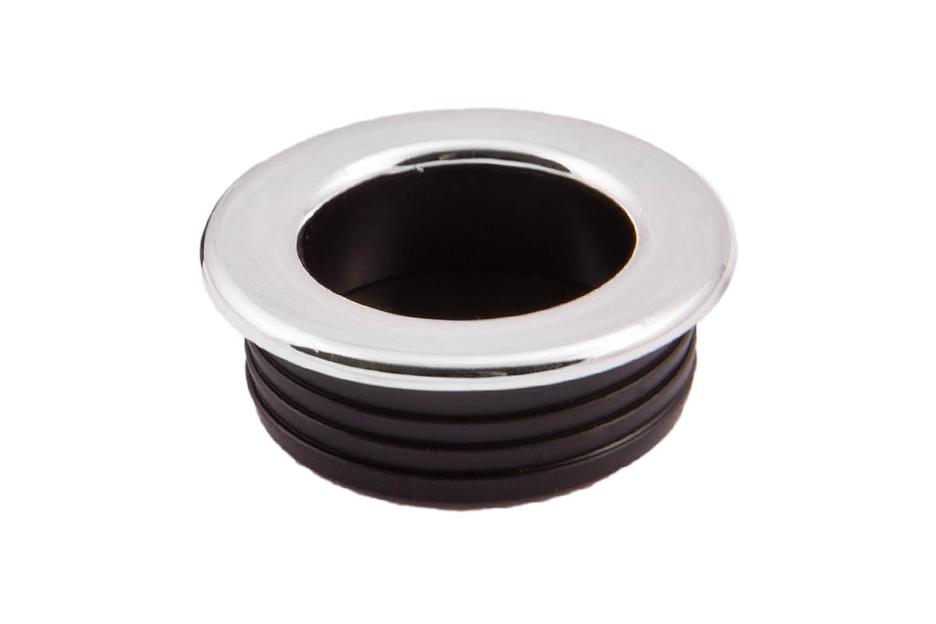 Ручка - "раковина" (врезная) D-35мм, хром фото 1