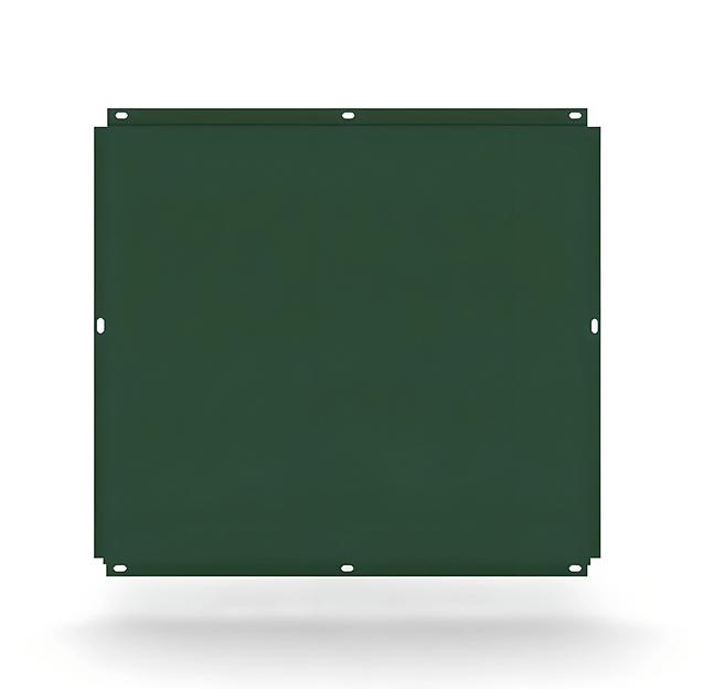 Фасадные кассеты открытого типа с полимерным покрытием, тёмно-зелёный фото 1