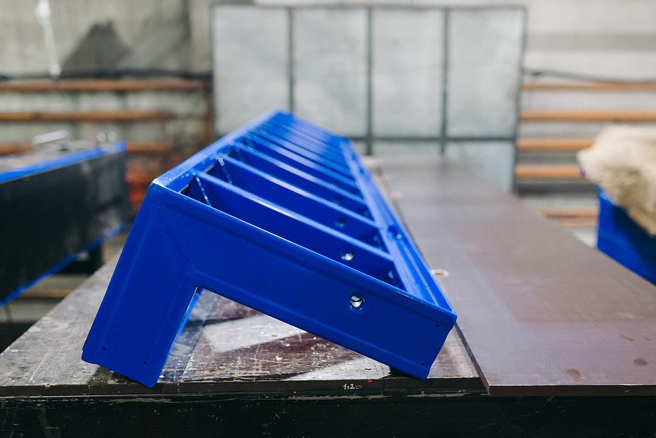 Щит шарнирный для крупнощитовой стальной опалубки стен фото 6