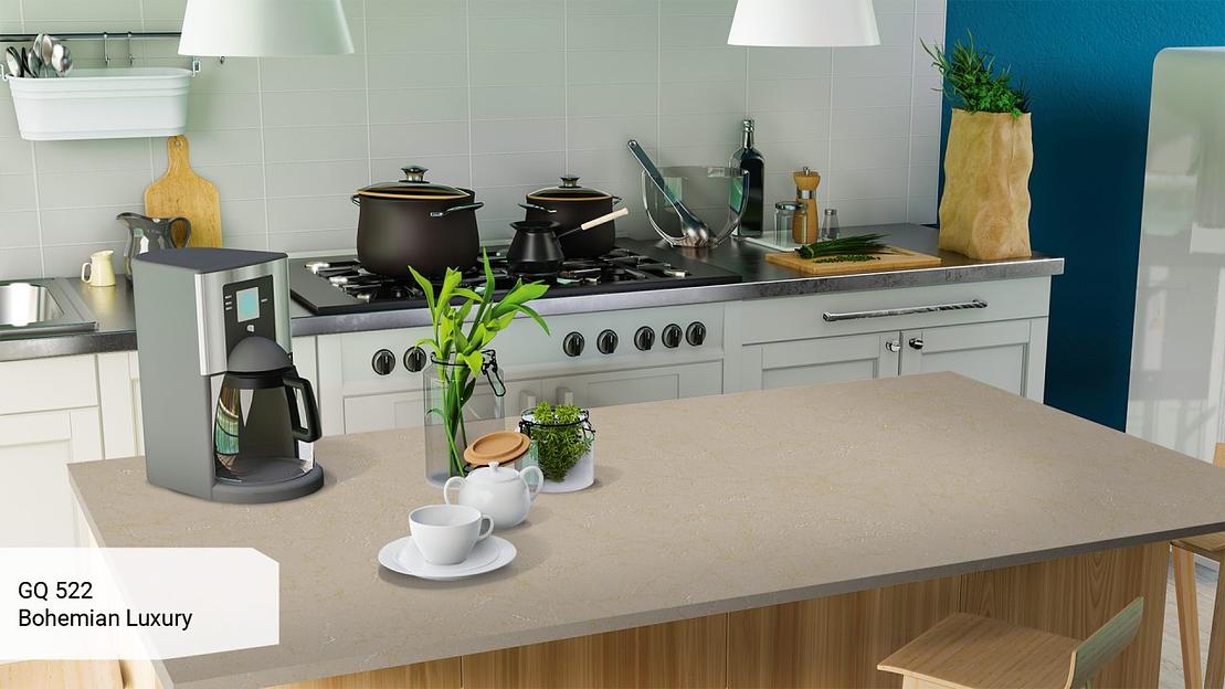 Кварцевый камень Grandex quartz «GQ 522 Bohemian Luxury» ОПТ фото 2