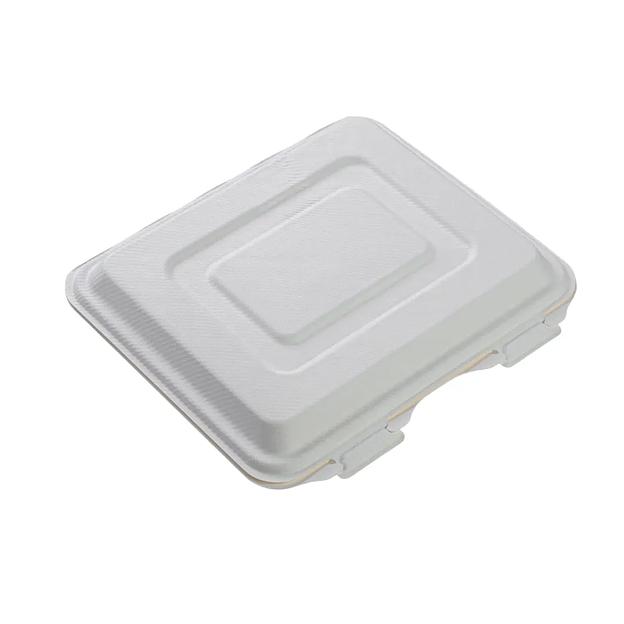 Ланч-бокс одноразовый 4 секции ЭкоПак из древесной целлюлозы (биоразлагаемый) белый, 25 шт фото 3