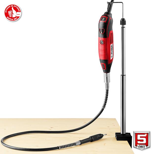 Гравёр электрический Зубр серия «Мастер» ЗГ-160 КН41 220В/160 Вт, 3,2 мм с набором насадок ОПТ фото 8