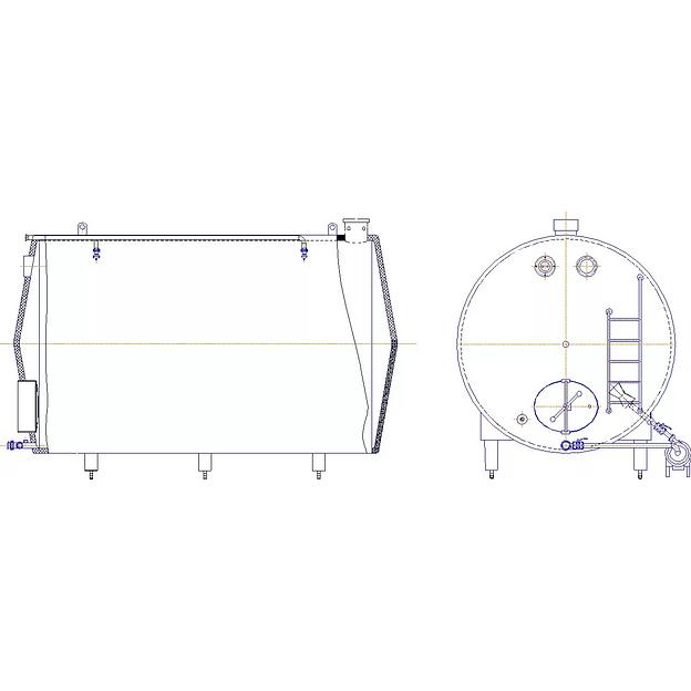 Резервуары для хранения молока ОМГ фото 1