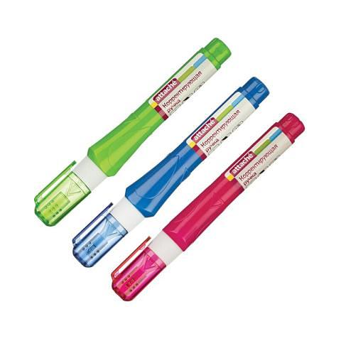 Корректирующая ручка, 8 мл, Attache фото 1