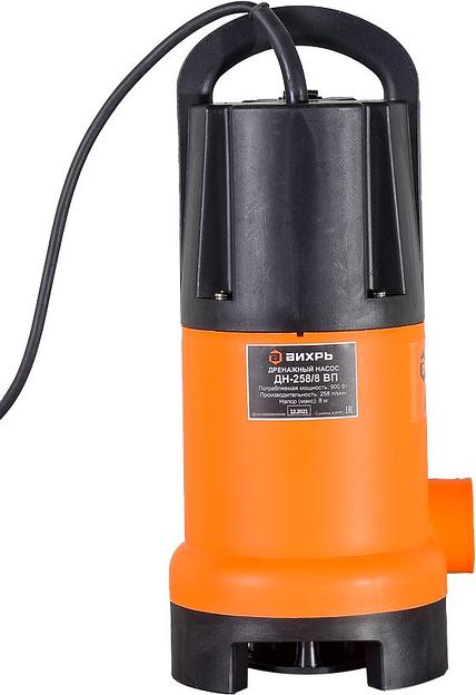 Насос центробежный Вихрь ДН-258/8 ВП 900Вт 15480л/час (в компл.:Переходник "Елочка" на три размера шланга 25/32/40мм) (68/2/13) фото 9