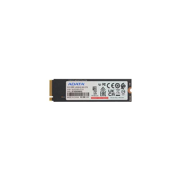 SSD накопитель A-Data Legend 900 SLEG-900-2TCS 2ТБ, M.2 2280, PCIe 4.0 x4, NVMe, M.2 фото 1