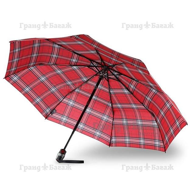 Зонт Knirps автомат T.201 Medium Duomatic CHECK RED AND NAVY 95 3201 5191 фото 3