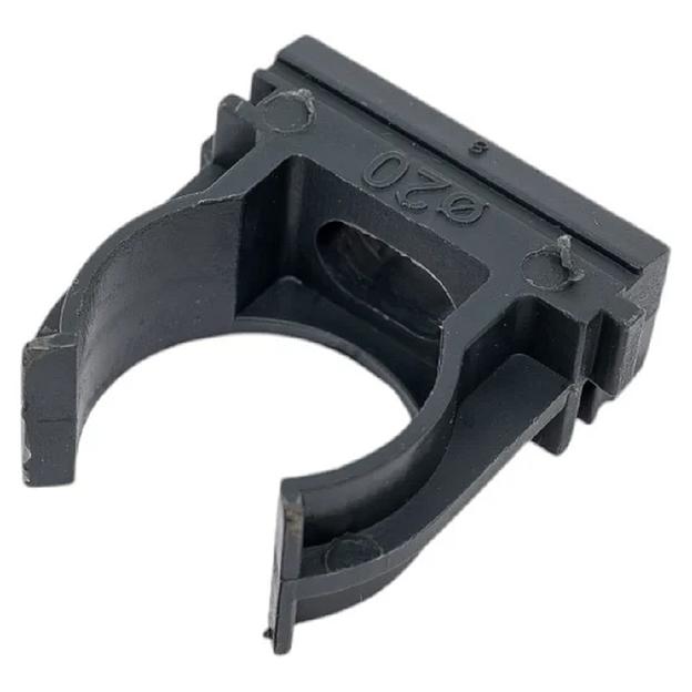 ЭРА Б0044180 Крепеж-клипса CLIP-20-10-B для трубы черная 20мм ( 10 шт в упаковке ) фото 1