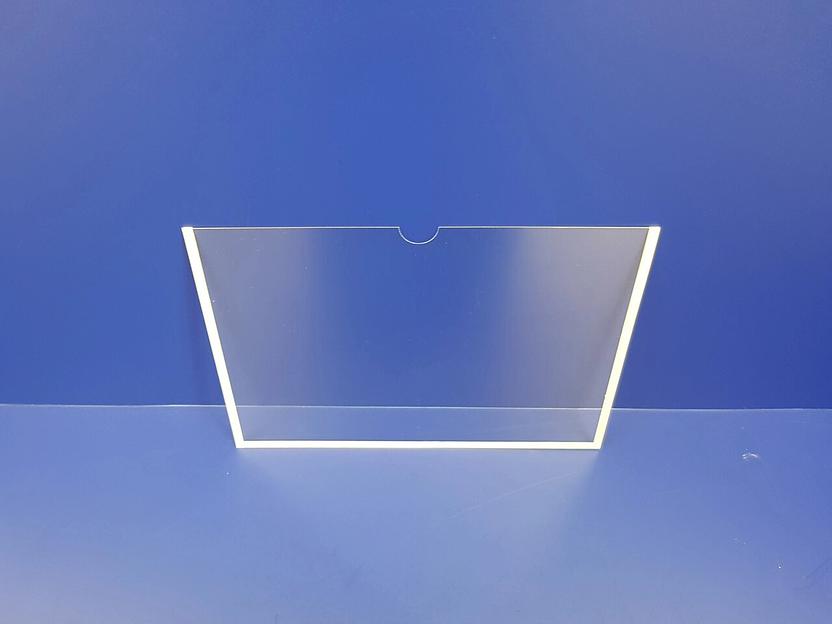 Карман для листочка из пластика Пэт плоский ф-а4(горизонтальный) фото 5