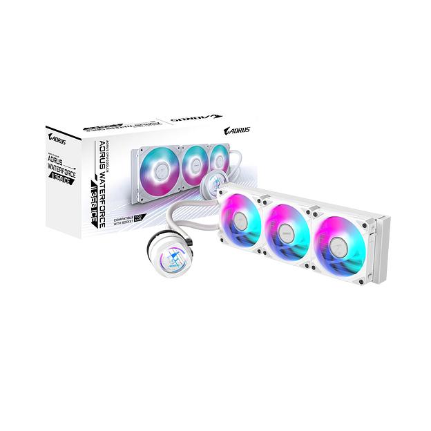 Кулер для процессора Gigabyte AORUS WATERFORCE II 360 ICE фото 3