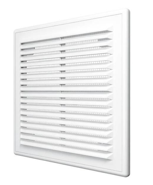 Решетка вытяжная с сеткой с рамкой Р - 2121Р - 208х208 фото 1