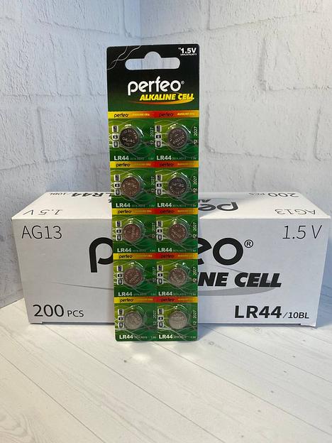 Батарейки Perfeo LR44/10BL Alkaline Cell 357A AG13 ОПТ фото 2