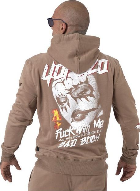 Худи мужская Yakuza, светло-коричневый фото 4