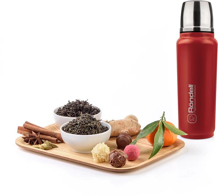 Термос Rondell Fiero RDS-910 1л. красный картонная коробка фото 6