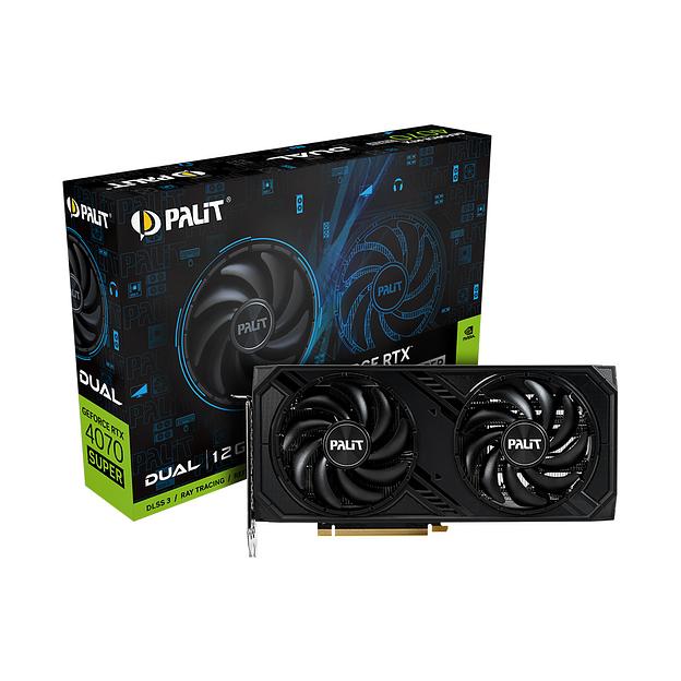 Видеокарта PALIT RTX4070 SUPER DUAL 12GB (NED407S019K9-1043D) фото 3