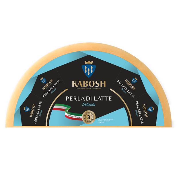 Твёрдый сыр Kabosh «Perla di Latte Delicata» 1/4 головы 1.75 кг, опт фото 1