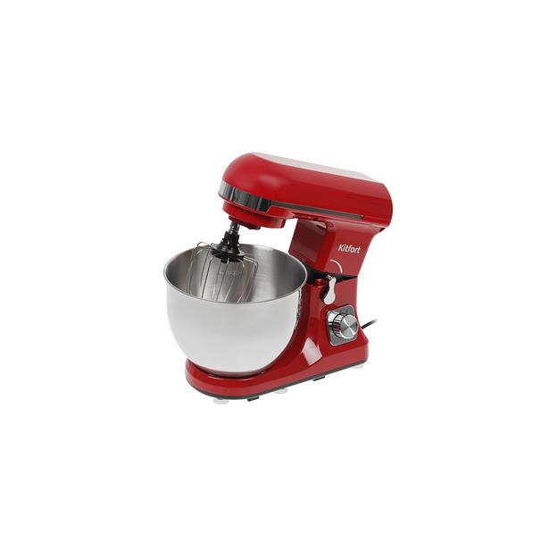 Миксер планетарный KitFort КТ-1324-1, 1000Вт, красный фото 1