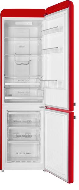 Холодильник Maunfeld MFF186NFRR 2-хкамерн. красный фото 5