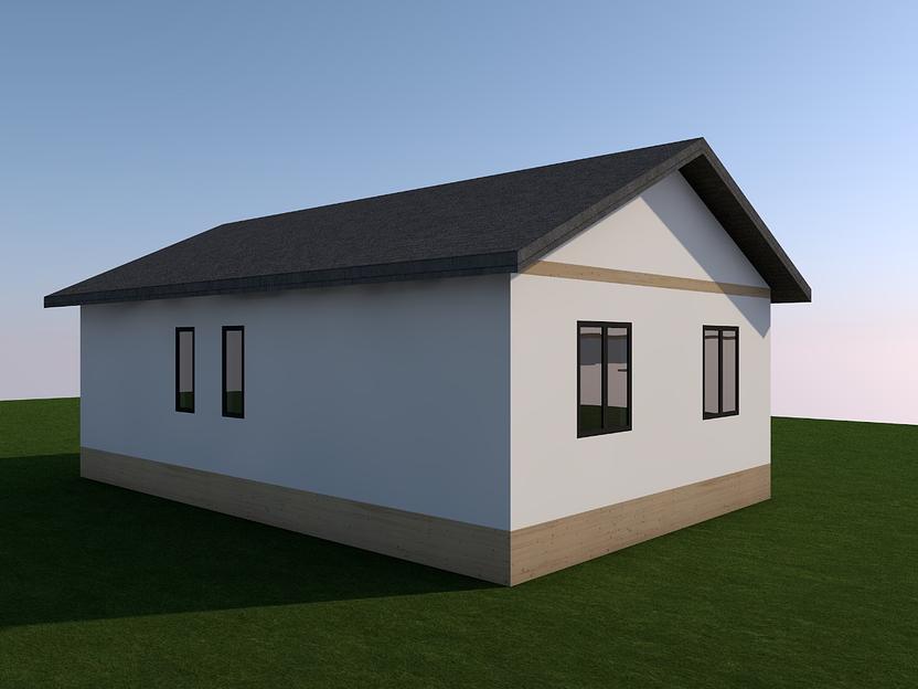 Тёплый энергоэффективный дом 77 кв.м. из СИП для ПМЖ фото 3