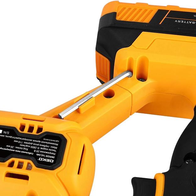 Сабельная пила Deko DKRS20 20Вт аккум. 2800ход/мин (085-1127) фото 7