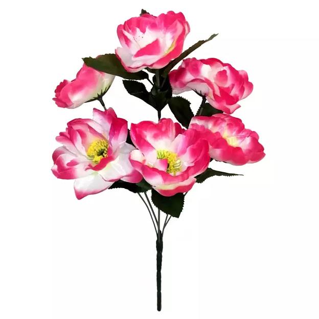 Букет маков 6 голов 32см 3378 фото 1