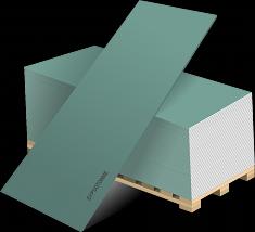 Гипсокартон (ГКЛВ) "Gipsoton" 2500*1200*9,5 мм фото 1