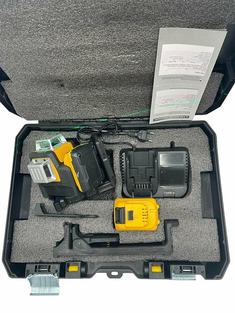 Лазерный уровень KINGQUEEN Yellow 12 линий (зеленый луч) фото 3