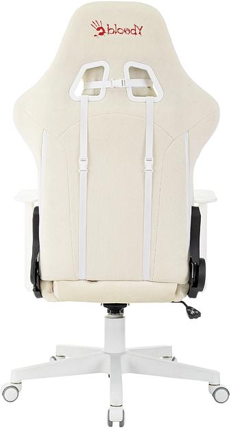 Кресло игровое A4Tech Bloody GC-570 белый сиденье белый с подголов. крестов. пластик пластик белый фото 6