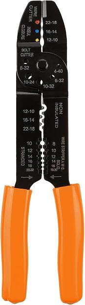 Клещи обжимные КО-У, универсальные (обжим, зачистка, винторез), "МастерЭлектрик" TDM фото 1