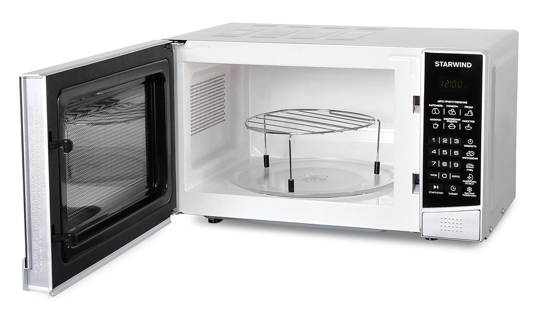 Микроволновая Печь Starwind SMW2820 20л. 700Вт серебристый/черный фото 6