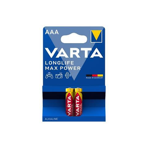 Батарейка Varta Longlife Max Power Micro, AAA/LR3, 2 шт фото 1