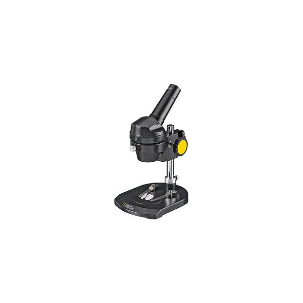 Микроскоп BRESSER National Geographic 74784, световой/оптический/биологический, 20x, на 2 объектива, черный фото 1