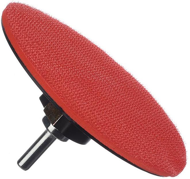 Насадка Vertextools для дрели и ушм с липучкой 125мм твердая фото 1