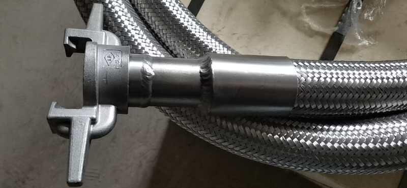Шланг криогенный металлический для транспортировки жидких газов при низких температурах фото 2