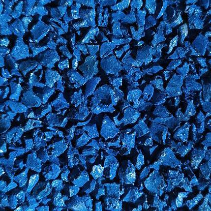 Окрашенная резиновая крошка «Эко» василёк ОПТ фото 1