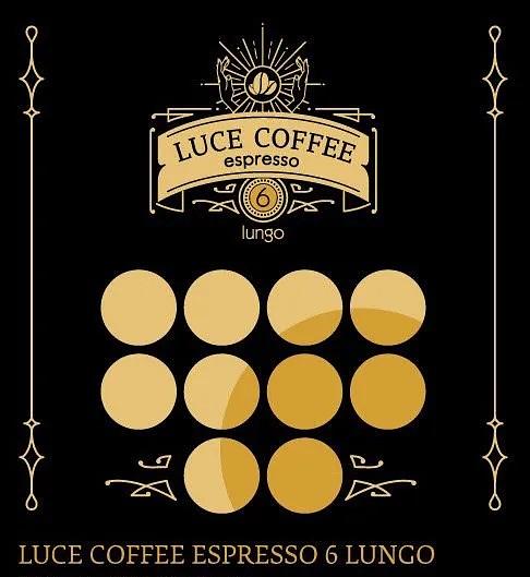 Кофе молотый LUCE COFFEE ESPRESSO 6 LUNGO (арабика 100 %) 1000 г ОПТ фото 2