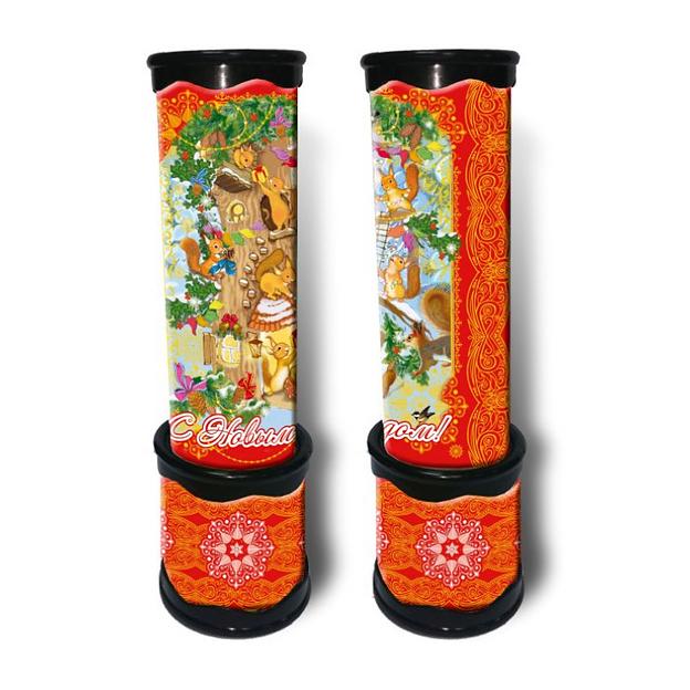 Калейдоскоп игрушка детская «Белочки», 20×5,6 см, 42307, опт фото 1