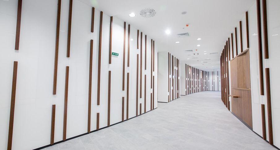 Стационарная перегородка NAYADA-Regina Line Fireproof из дерева противопожарная под заказ фото 4