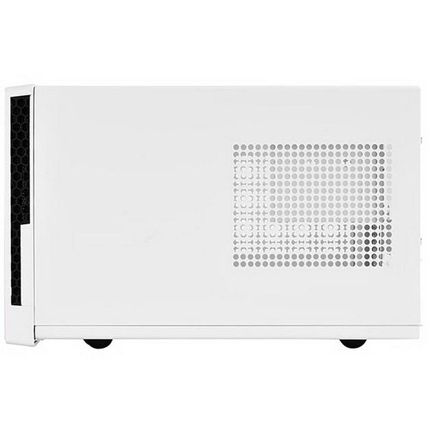 SST-SG13WB-Q (USB 3.0) Sugo Mini-ITX Compact Computer Cube Case, Plastic Front Panel with Faux Aluminum Finish, black white, RTL {4} фото 4