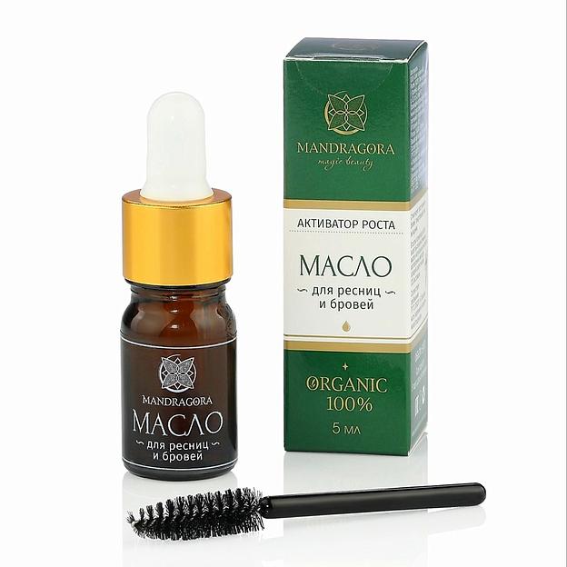 Масло для ресниц и бровей Mandragora magic beauty «Активатор роста» 5 мл ОПТ фото 3