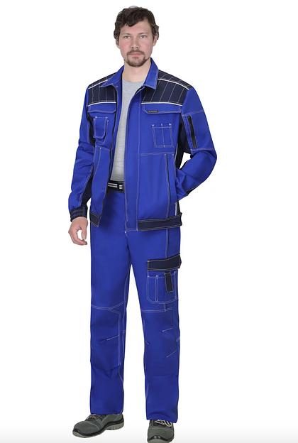 Костюм мужской рабочий «Престиж» синий (брюки), опт фото 1