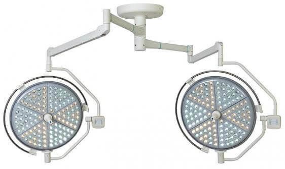 Хирургический потолочный двухблочный светильник Паналед 160/160 фото 1