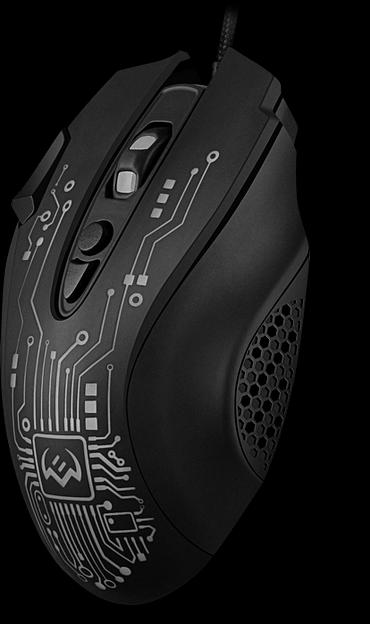 Игровая мышь SVEN RX-G715 (7+1кл., бесш. кл., 1200-3200 DPI, SoftTouch, подсветка, игров. упак) Sven RX-G715 (SV-019938) фото 8